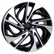 Alu kola Racing Line B5518, 17x7 5x114.3 ET51, černá + leštění