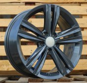 Alu kola Racing Line B5619, 17x7 5x112 ET45, šedivá matná