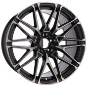 Alu kola Racing Line B5771, 20x10 5x120 ET40, černá + černé leštění