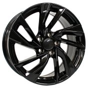 Alu kola Racing Line B5772, 17x7 5x100 ET45, černá lesklá