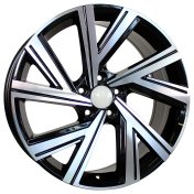 Alu kola Racing Line B5805, 19x8 5x112 ET45, černá + leštění