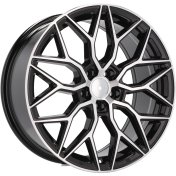 Alu kola Racing Line B5812, 18x8 5x108 ET40, černá + leštění