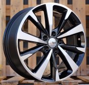 Alu kola Racing Line B5869, 18x7.5 5x112 ET46, černá + leštění