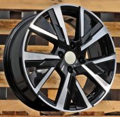 Alu kola Racing Line B5906, 15x6.5 4x108 ET32, černá + leštění