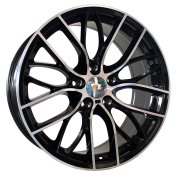 Alu kola Racing Line BK796, 20x8.5 5x120 ET35, černá + leštění celoroční použití