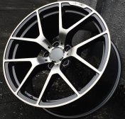 Alu kola Racing Line BK933, 20x8.5 5x112 ET35, černá + leštění