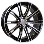 Alu kola Racing Line BY599, 19x9.5 5x112 ET39, černá + leštění