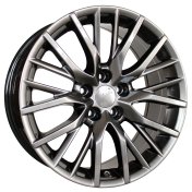 Alu kola Racing Line F0133, 18x8 5x114.3 ET30, Titanová metalíza