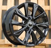 Alu kola Racing Line FE177, 16x6.5 5x114.3 ET45, černá lesklá