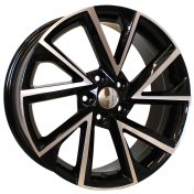 Alu kola Racing Line FE181, 19x8 5x112 ET40, černá + leštění