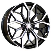 Alu kola Racing Line FE245, 21x10.5 5x112 ET43, černá + leštění