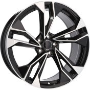 Alu kola Racing Line I5493, 19x8.5 5x112 ET40, černá + leštění