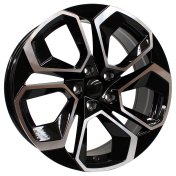 Alu kola Racing Line I5561, 18x8 5x112 ET42, černá + leštění