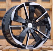 Alu kola Racing Line I5579, 18x8 5x112 ET45, černá + leštění