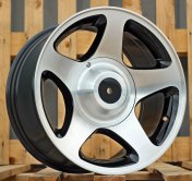 Alu kola Racing Line LU111, 16x8 5x150 ET, černá + leštění