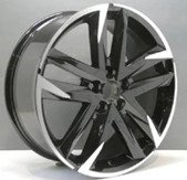 Alu kola Racing Line SF501, 18x7 5x114.3 ET50, černá + leštění