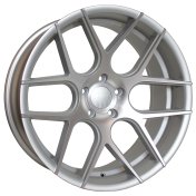 Alu kola Haxer SSA03, 20x9 5x120 ET35, stříbrná matná + leštění