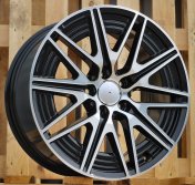 Alu kola Racing Line Y0102, 18x8.5 5x112 ET52, černá + leštění