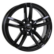 Alu kola Racing Line Y0136, 17x7.5 5x112 ET30, černá lesklá