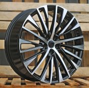 Alu kola Racing Line Y1118, 19x8 5x114.3 ET40, černá + leštění