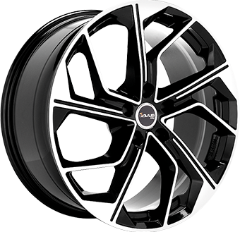 Alu kola AVUS VELGEN AC-522, 19x8.5 5x120 ET50, černá lesklá + leštění (zátěžová)