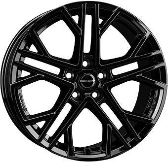 Alu kola BORBET XV, 19x9.5 5x114.3 ET45, černá lesklá (zátěžová)