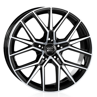 Alu kola Mille Miglia MM1021, 18x7.5 5x114.3 ET46, černá + leštění