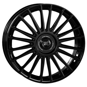 Alu kola Mille Miglia MM1022, 20x8.5 5x108 ET45, černá lesklá