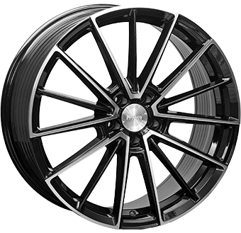 Alu kola MONACO WHEELS FF1, 20x9 5x114.3 ET40, černá lesklá + leštění