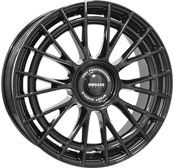 Alu kola MONACO WHEELS GP12, 18x8 5x114.3 ET40, černá lesklá