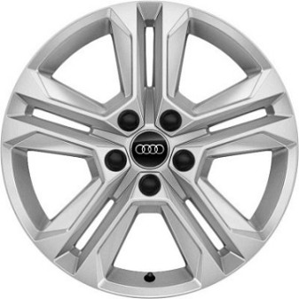 Alu kola ORIGINAL EQUIPMENT D AUDI, 17x7 5x112 ET45, stříbrná