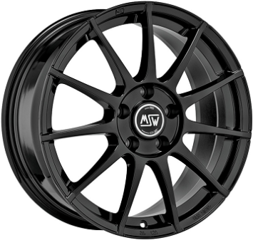 Alu kola OZ MSW85, 17x8 5x112 ET47, černá lesklá