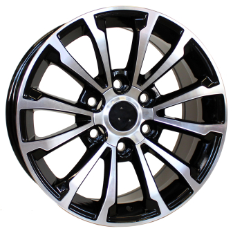 Alu kola Racing Line B1353, 18x7.5 6x139.7 ET25, černá + leštění