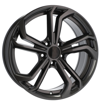 Alu kola Racing Line B1525, 17x7 5x100 ET35, černá lesklá