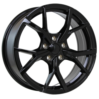 Alu kola Racing Line B5801, 18x7.5 5x112 ET45, černá lesklá