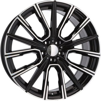 Alu kola Racing Line B5836, 19x9.5 5x112 ET39, černá + leštění