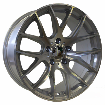 Alu kola Racing Line BK663, 19x8.5 5x120 ET35, stříbrná + leštění