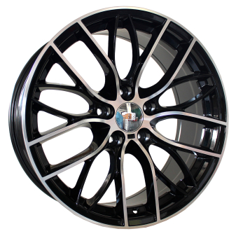 Alu kola Racing Line BK796, 17x7.5 5x120 ET34, černá + leštění