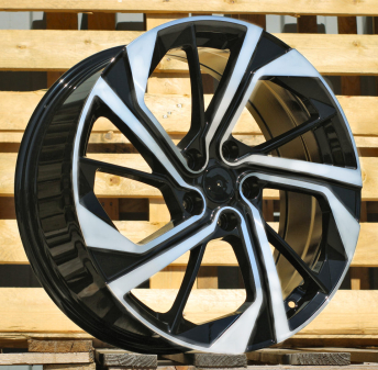 Alu kola Racing Line D1981, 19x7.5 5x114.3 ET45, černá + leštění