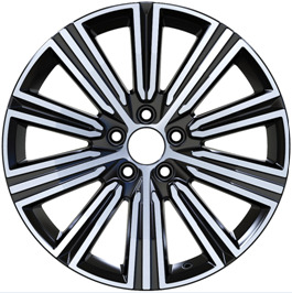 Alu kola Racing Line F0054, 20x9 5x108 ET39, černá + leštění