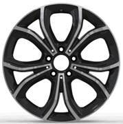 Alu kola Racing Line FBX271, 18x8 5x112 ET43, šedivá + leštění