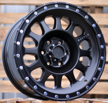 Alu kola Racing Line H1019, 17x8.5 6x120 ET0, černá matná