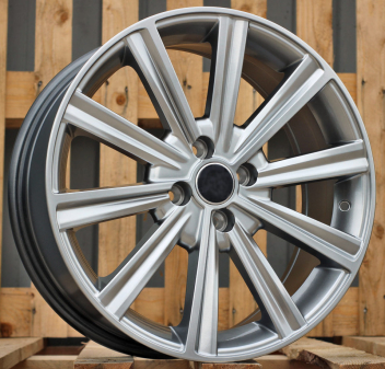 Alu kola Racing Line L1280, 17x7 4x100 ET40, Titanová metalíza