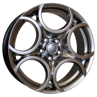 Alu kola Racing Line L1432, 18x7.5 5x110 ET41, černá metalíza