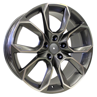 Alu kola Racing Line SK516, 19x8.5 5x112 ET40, šedivá + leštění celoroční použití