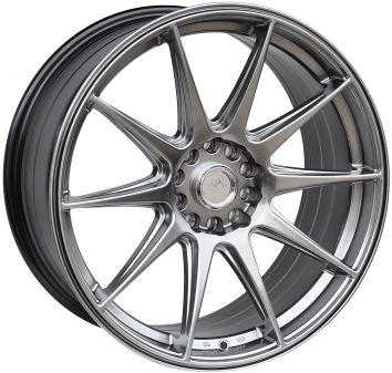 Alu kola Racing Line XF266, 18x8.75 10x114 ET30, Titanová metalíza