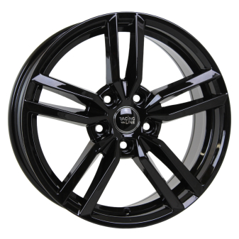 Alu kola Racing Line Y0136, 17x7.5 5x114.3 ET40, černá lesklá