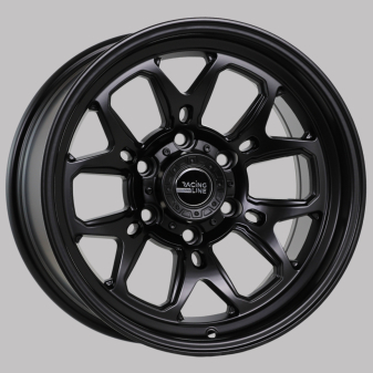 Alu kola Racing Line B1106, 17x9 6x139.7 ET0, černá matná (zátěžová)