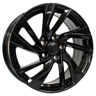 Alu kola Racing Line B5772, 17x7 5x100 ET45, černá lesklá